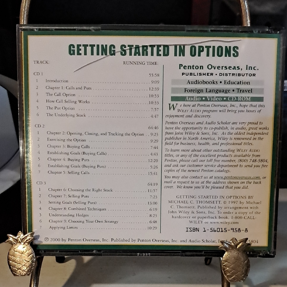 Getting Started in Options CD - Set - Picture 3 of 9